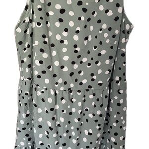 Polka Dot Sleeveless Dress